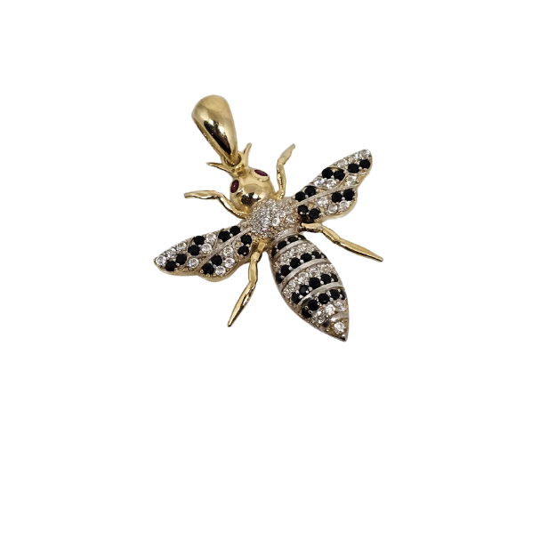 10k Gold pendant Bee  New