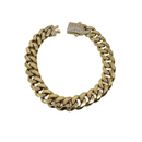 10k 11mm Miami cuban Link Zirconia Lock