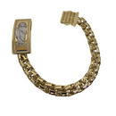 10k 10mm Gold Bracelet New