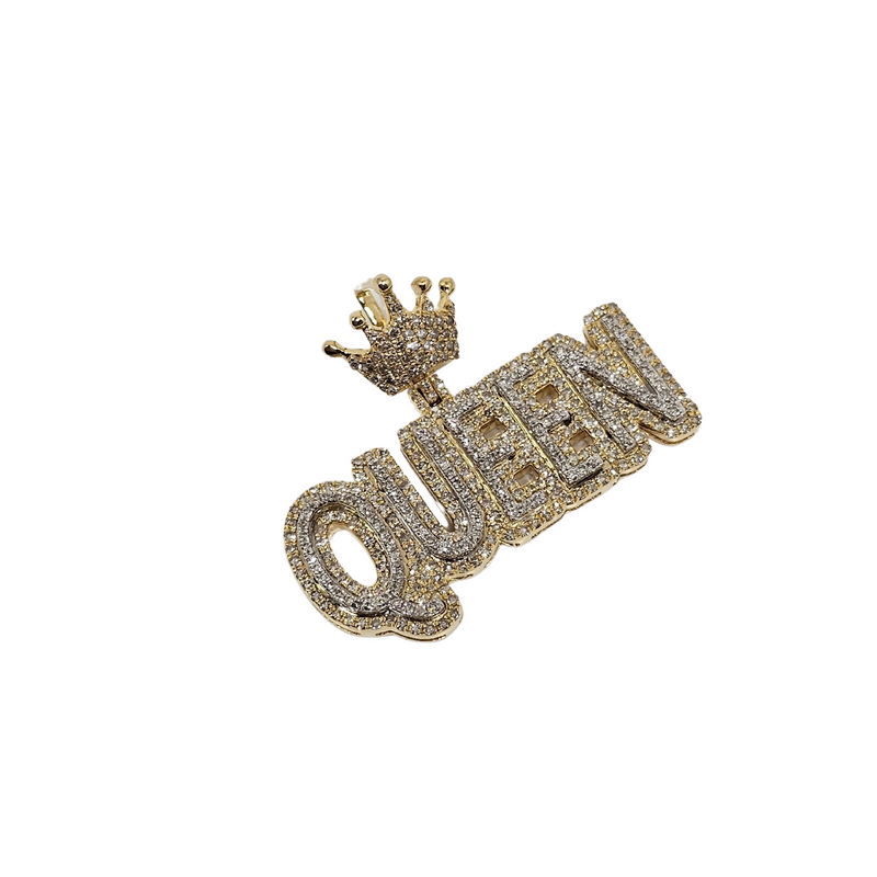 10k Queen Crown 1.17ct of Diamonds