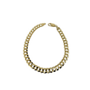 10K Yellow Gold Curb Bracelet – 7mm, Timeless Shine