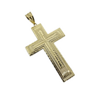 10k Large Gold Cross