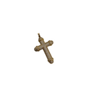 10k Gold Cross Pendant Angelo