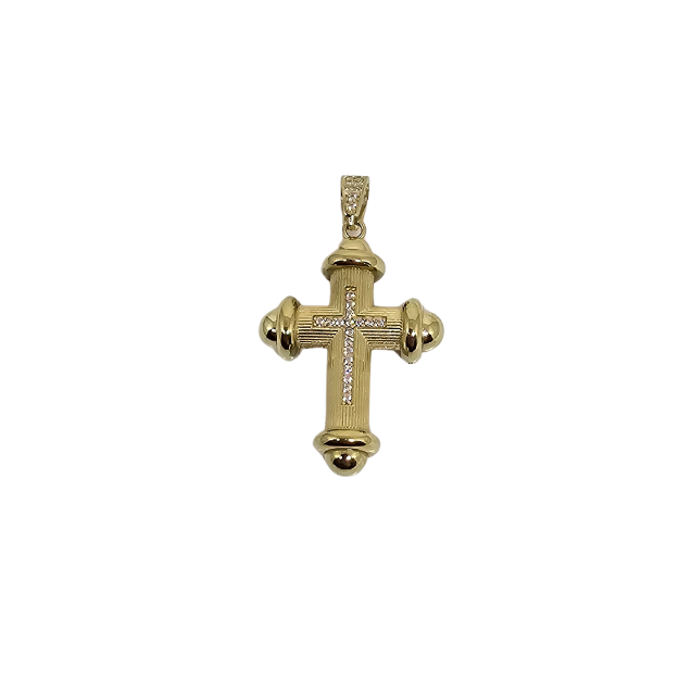 10k Gold Cross Pendant NEW MBS-1053