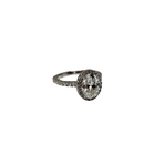 14k Bague ovale 2.65ct Vs Diamants