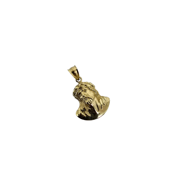 10k Gold Jesus Pendant New