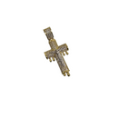 10k Gold Cross Pendant NEW