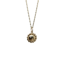 10k Gold Chain with Yellow Gold Sun Pendant New