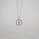 Faith to you : Pendentif Croix en or 10K sur chaîne Singapour