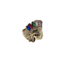 10K Gold American Indian  Ring New CAL-017