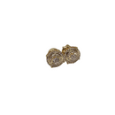Boucles d'oreilles classiques en or jaune 10K avec 0,40ct de diamants naturels