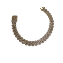 Bracelet en or jaune de Monaco 10k 5mm