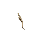 Handcrafted 10K Gold Cornicello Pendant – Symbol of good luck