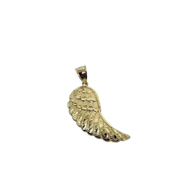 10k Gold Wing Pendant