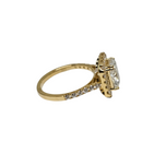 14k 2.50 ct Cushion Cut Elena Ring