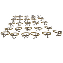 10k 0.15ct-0.25ct Letters Diamonds Rings