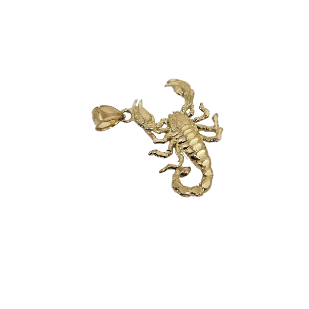 10k Gold pendant Scorpio  New