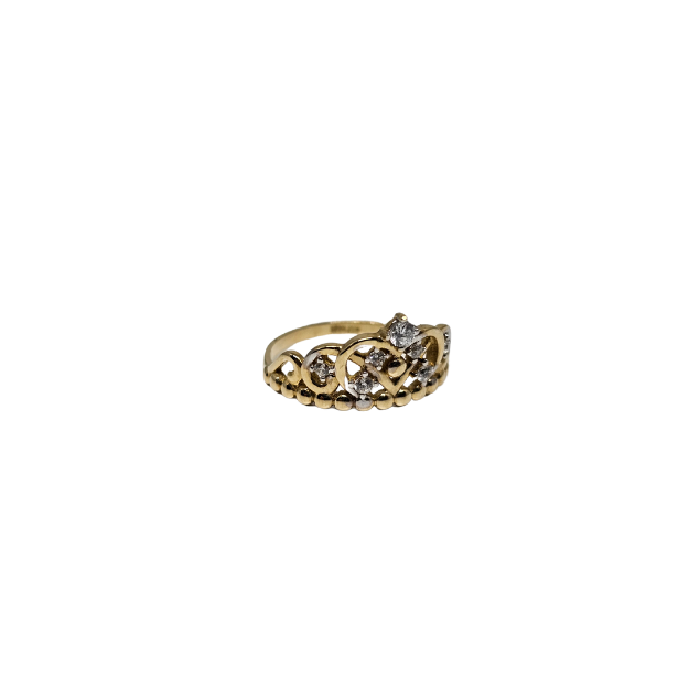 10k Gold Camila Crown Ring