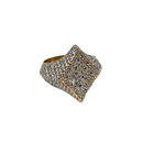10k 2.50ct Triangle Style  diamond Ring