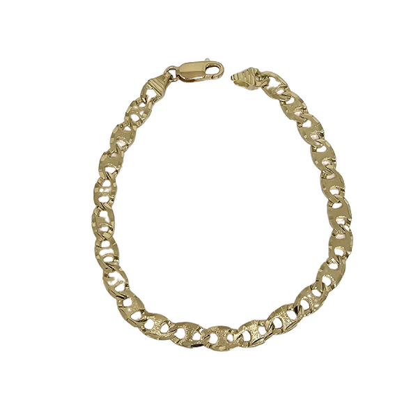 Bracelet Doré Taille Ajustable 8-10 – Neuf Sans étiquettes, Polyester, Couleur Or