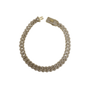 Bracelet en or jaune de Monaco 10k 5mm