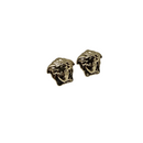 Or jaune 10k Boucle d'oreilles style grecque NOUVEAU