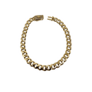 Bracelet en or jaune de Monaco 10k 5mm