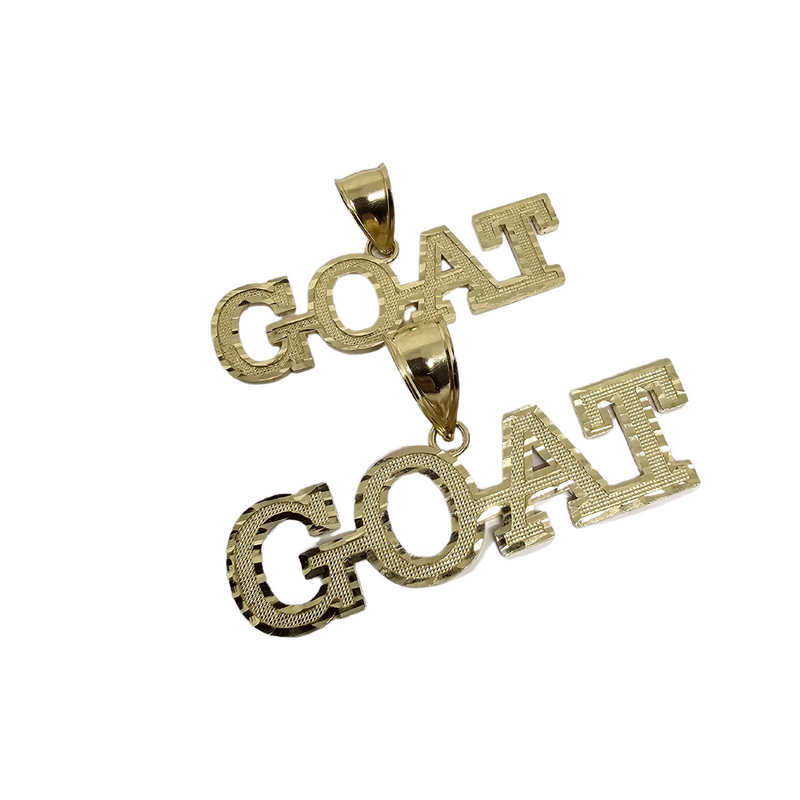 10k Goat Yellow Gold Pendant
