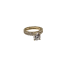 Elegant Diamond and Yellow Gold Ring Set NEW DREY-028