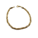 bracelet bullet Or jaune 10k 5mm Méduse