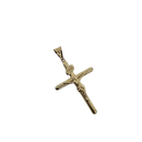 Handcrafted 10K Gold Cross Pendant – Symbol of Faith