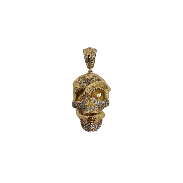 10k Gold pendant skull New