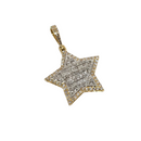 10k Star 1.06ct of Baguettes of Diamonds