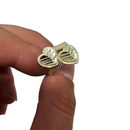 10k Double Heart Ring