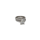 Beautiful Eternal 4.56CT Lab Diamond Engagement Rings in 14K White Gold SR-43006