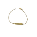 10K Yellow Gold Baby Bracelet MBS-1093