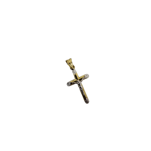 Pendentif croix en or 10k Marco