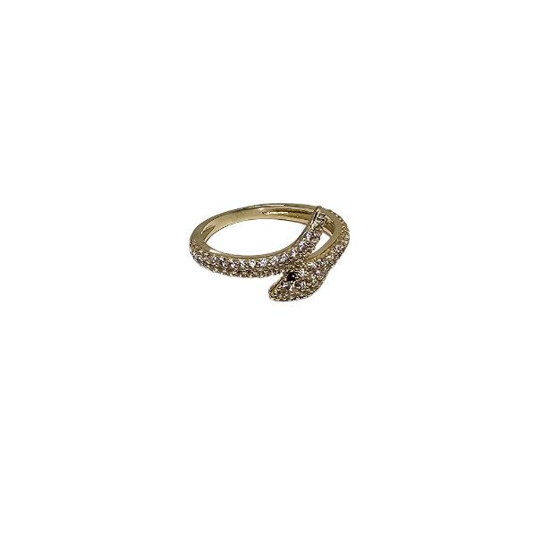 10k Gold Snake Women Ring New