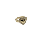 True Heart: 10K Yellow Gold Heart Ring