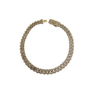 Bracelet en or jaune de Monaco 10k 5mm