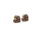 10K Yellow Gold Heart Earrings with 0.26 ct SI Diamonds – Elegant Sparkle