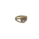 10k Gold  Women Heart  Ring New cali-100