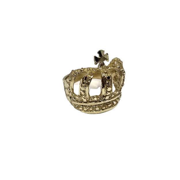 10k Gold Crown Ring