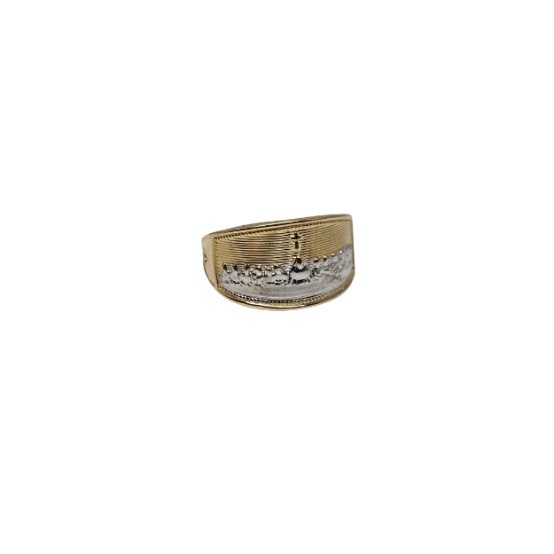 10k Gold Last Supper Ring