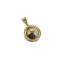 10k Yellow Gold  Globe World Pendant