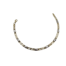 Bracelet Méduse 4mm Or jaune 10K Or blanc