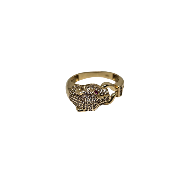 10k Gold Panther Ring