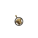 10k Gold  Medusa Head Pendant New