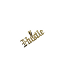 10k Gold Hustle Pendant New