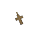 10k Gold Cross Pendant  Leonardo